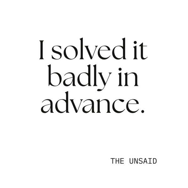 I solved it badly in advance.