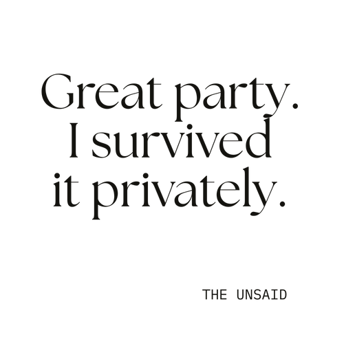Great party. I survived it privately.
