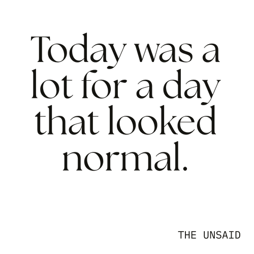 Today was a lot for a day that looked normal.