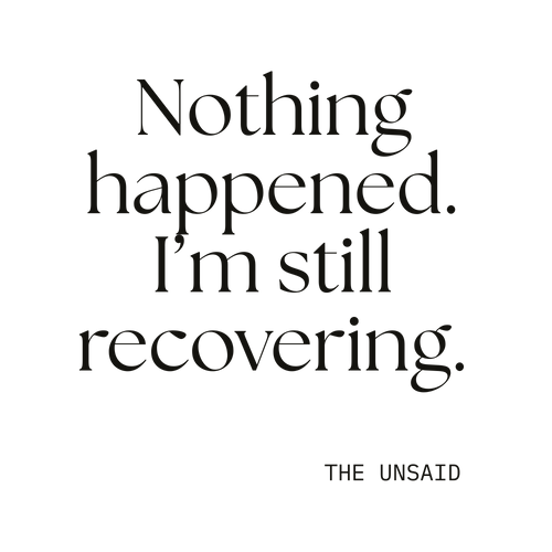 Nothing happened. I’m still recovering.