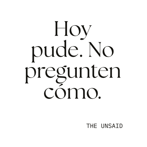 Hoy pude. No pregunten cómo.