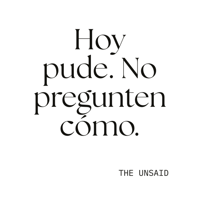 Hoy pude. No pregunten cómo.