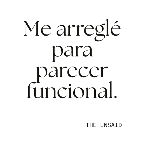 Me arreglé para parecer funcional.