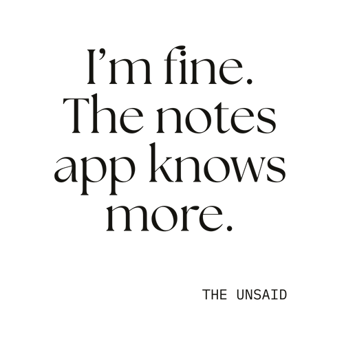 I’m fine. The notes app knows more.
