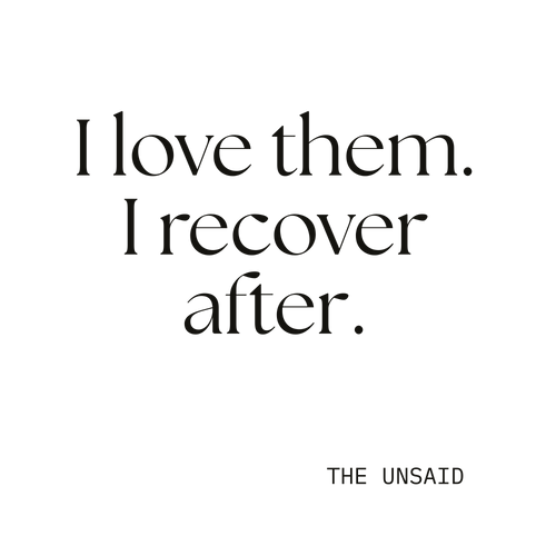 I love them. I recover after.