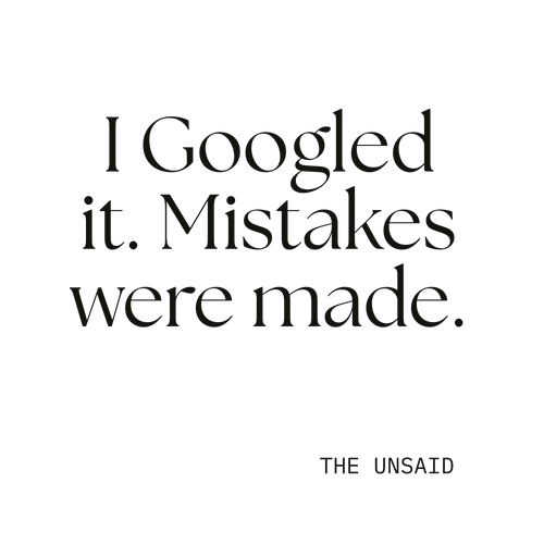 I Googled it. Mistakes were made.