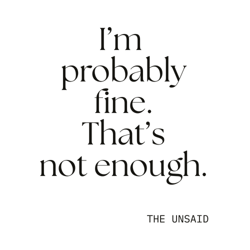 I’m probably fine. That’s not enough.