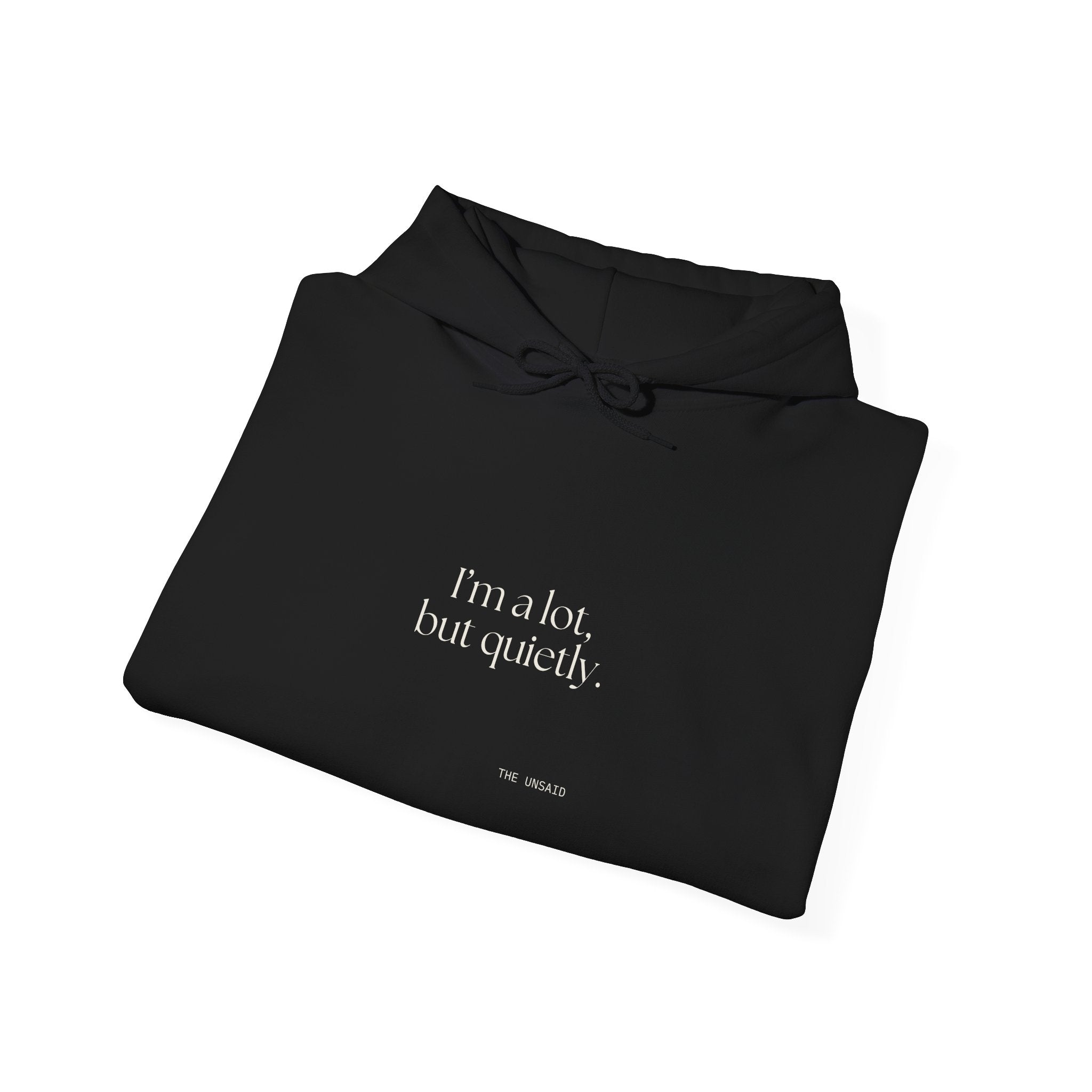 I’m a lot, but quietly - Hoodie - Dry Humor