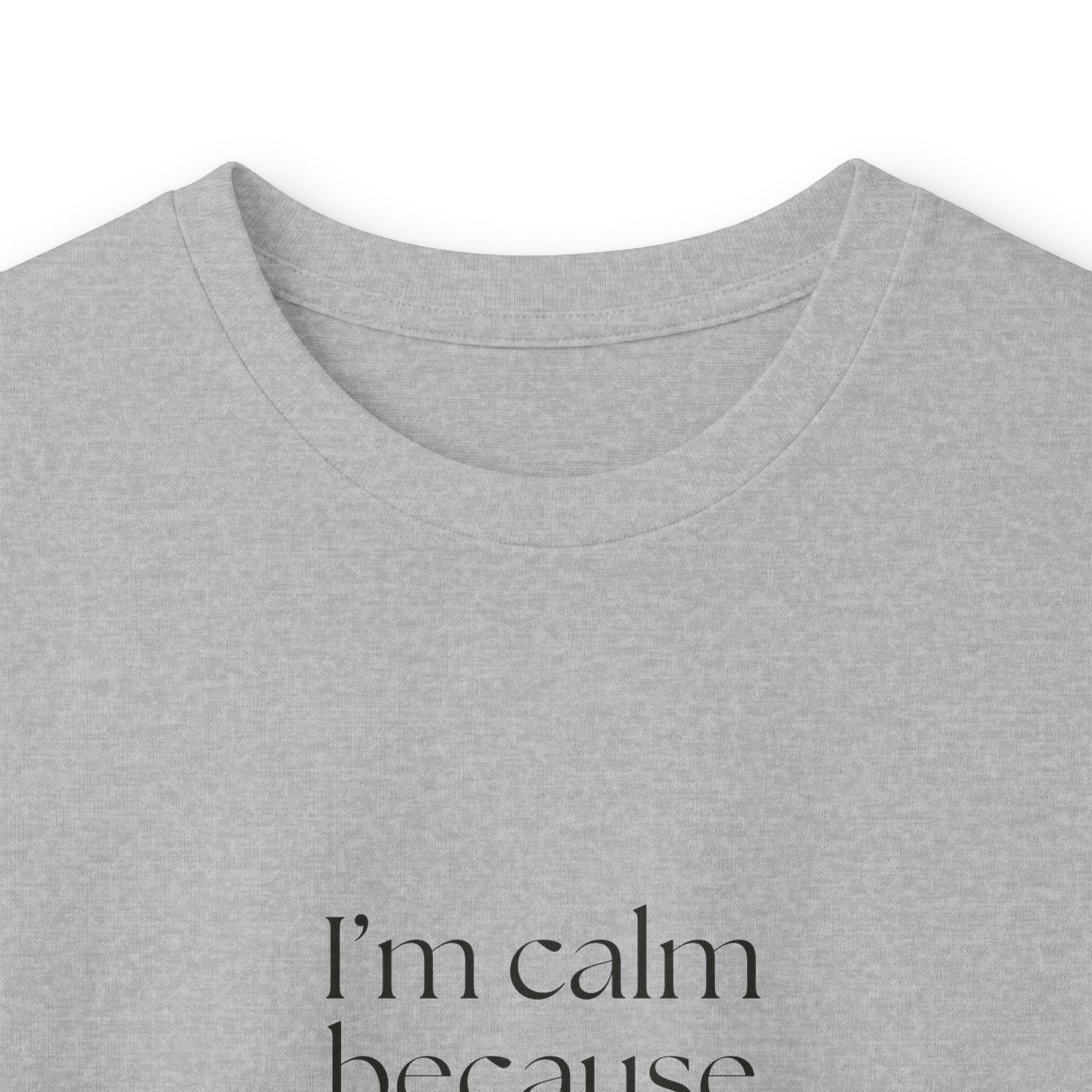 I’m calm because I checked twice - Long Sleeve Shirt - Dry Humor