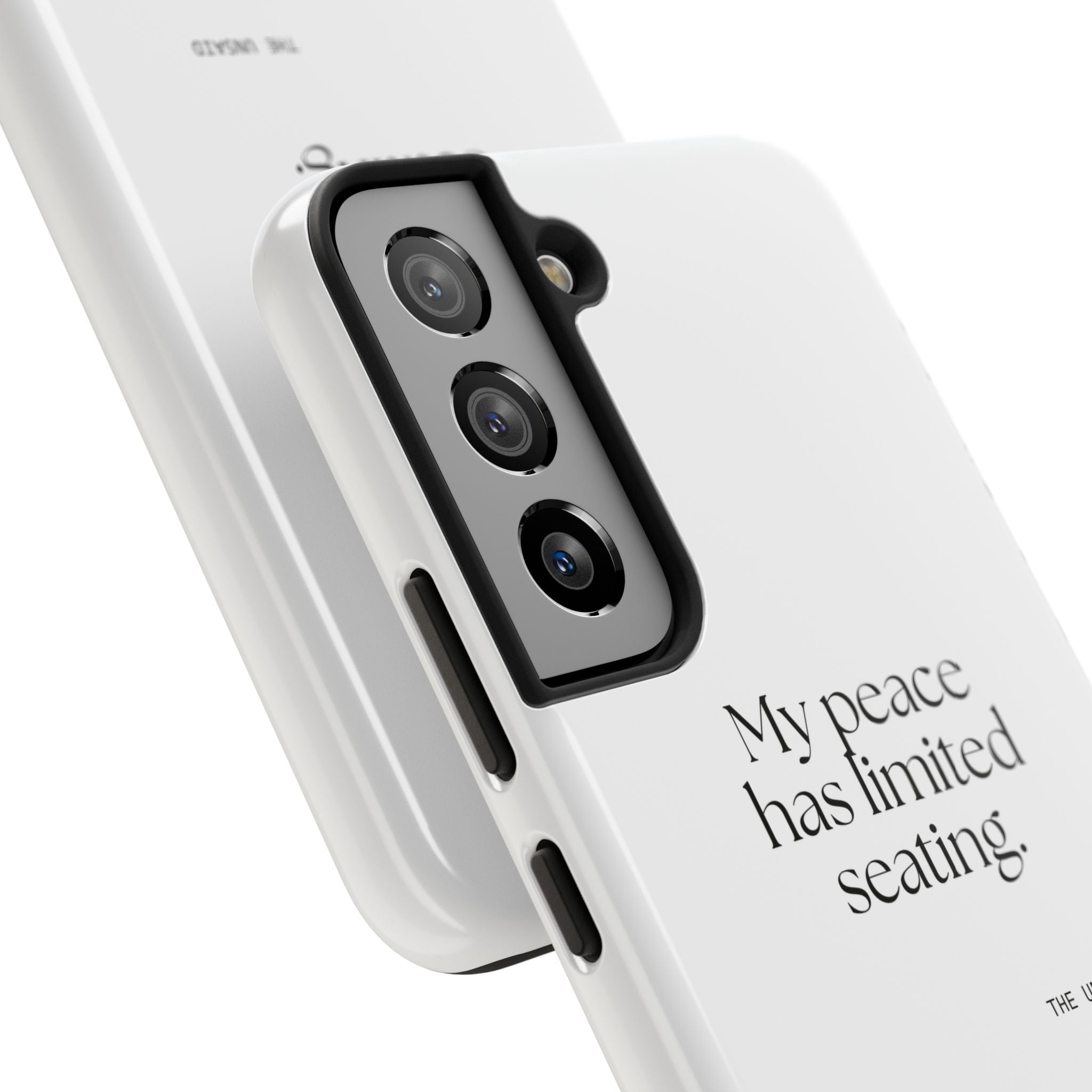 My peace has limited seating - Tough Phone Case - For Introverts