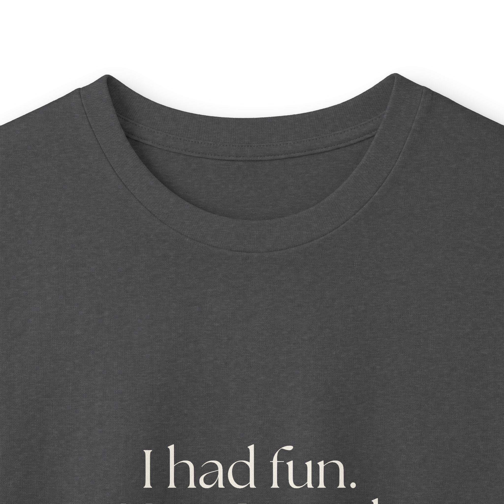 I had fun. Now I need three days - Long Sleeve Shirt - For Introverts