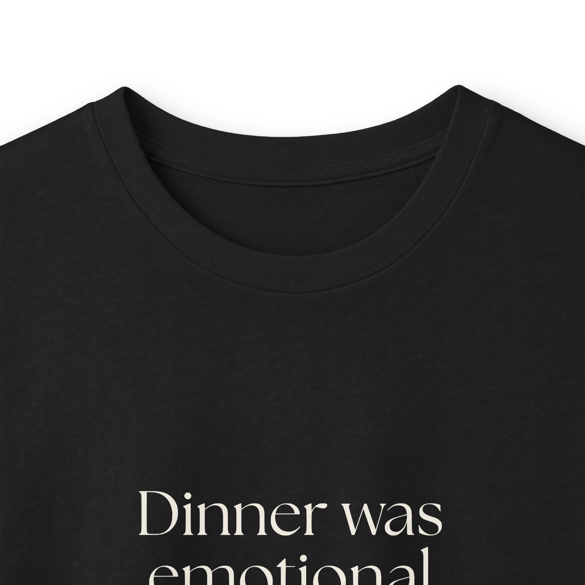 Dinner was emotional support with seasoning - Long Sleeve Shirt - Dry Humor