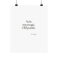 New message. Old panic - Poster - For Overthinkers
