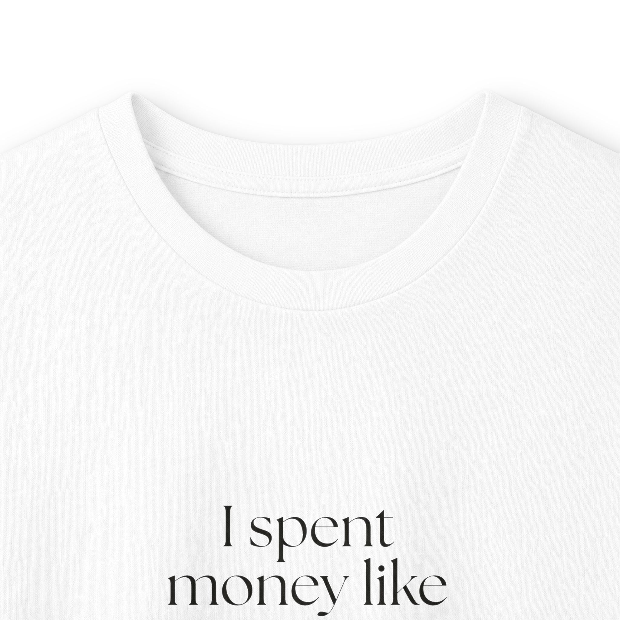 I spent money like tomorrow was fictional - Long Sleeve Shirt - Dry Humor