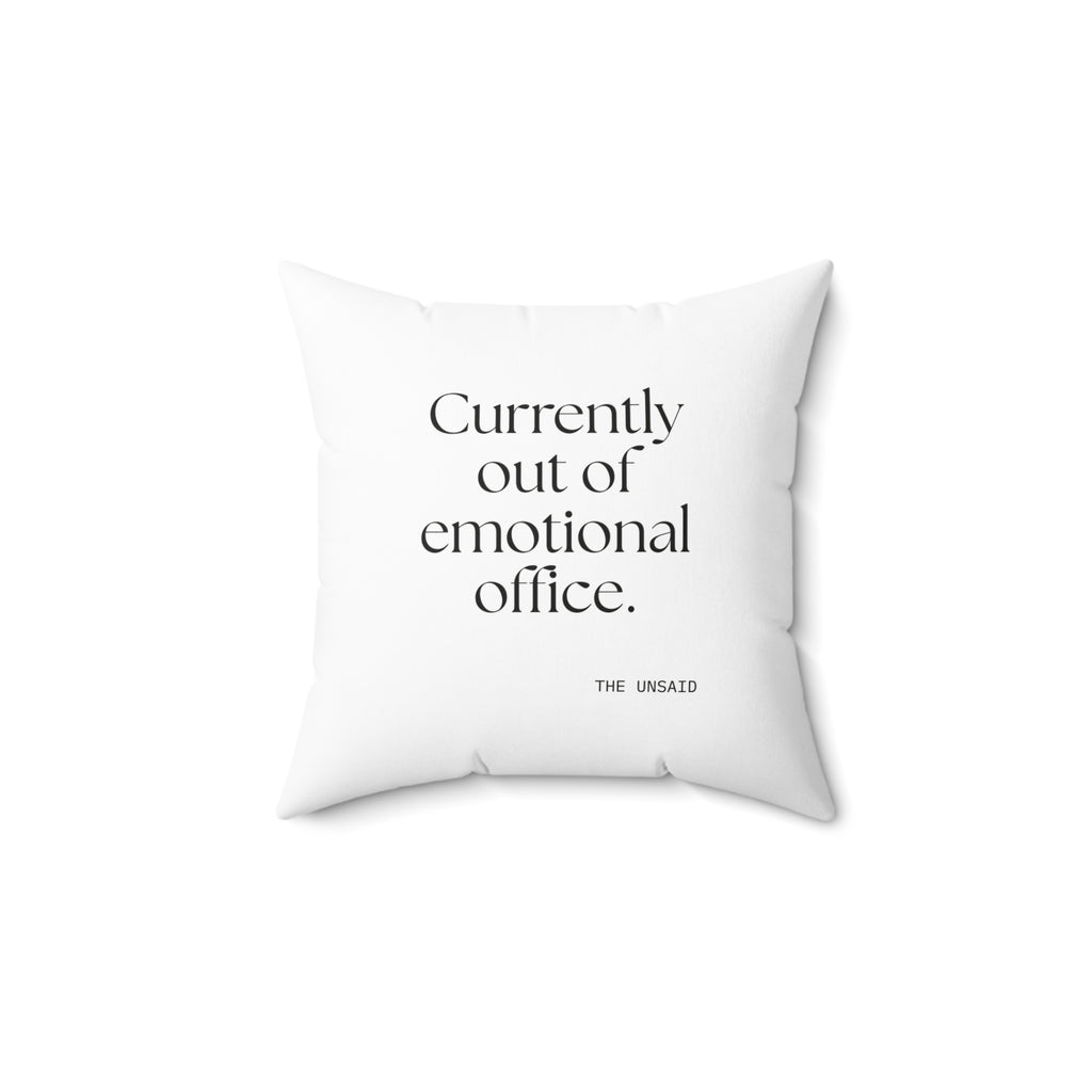 Currently out of emotional office - Throw Pillow - For Tired Days
