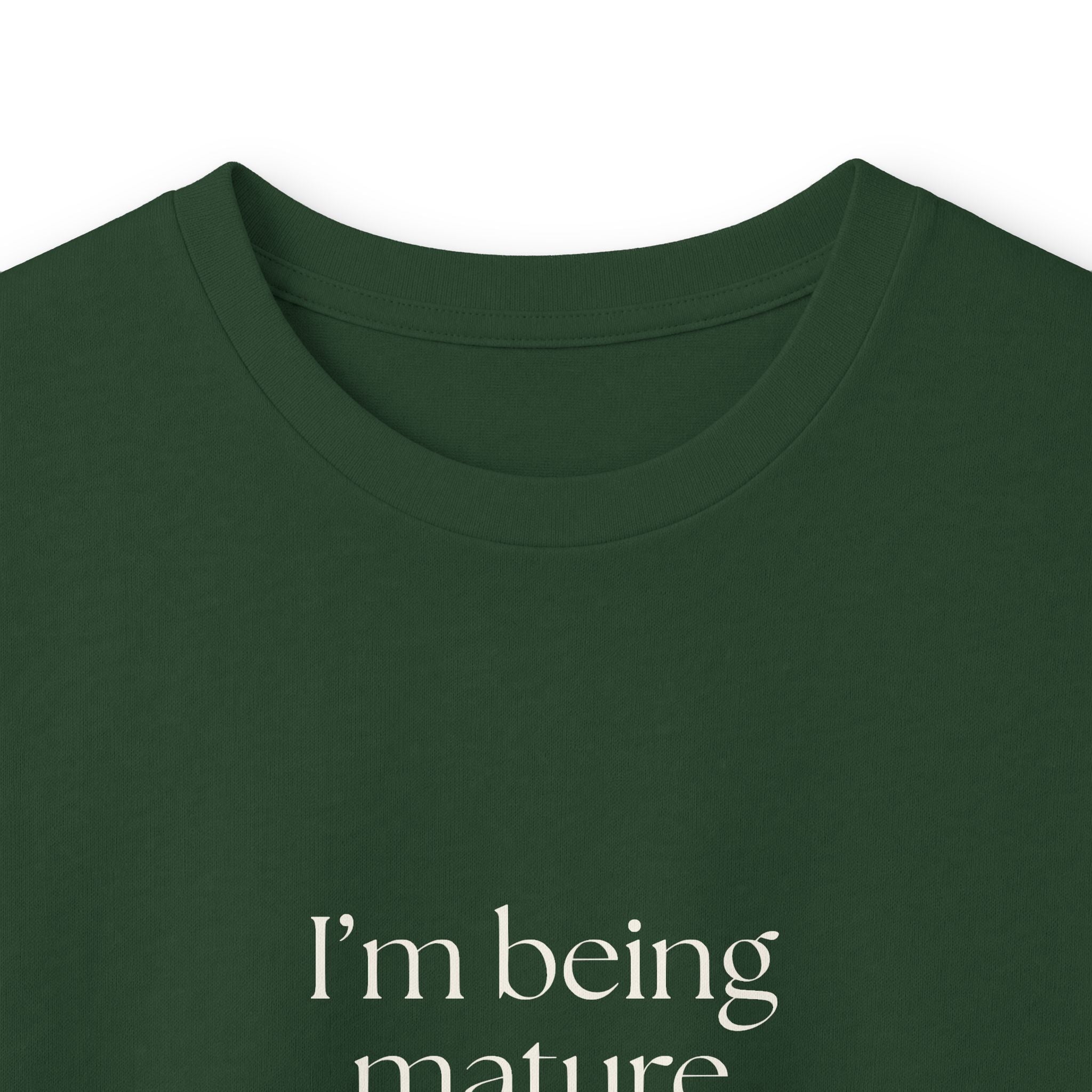 I’m being mature against my will - Long Sleeve Shirt - Dry Humor