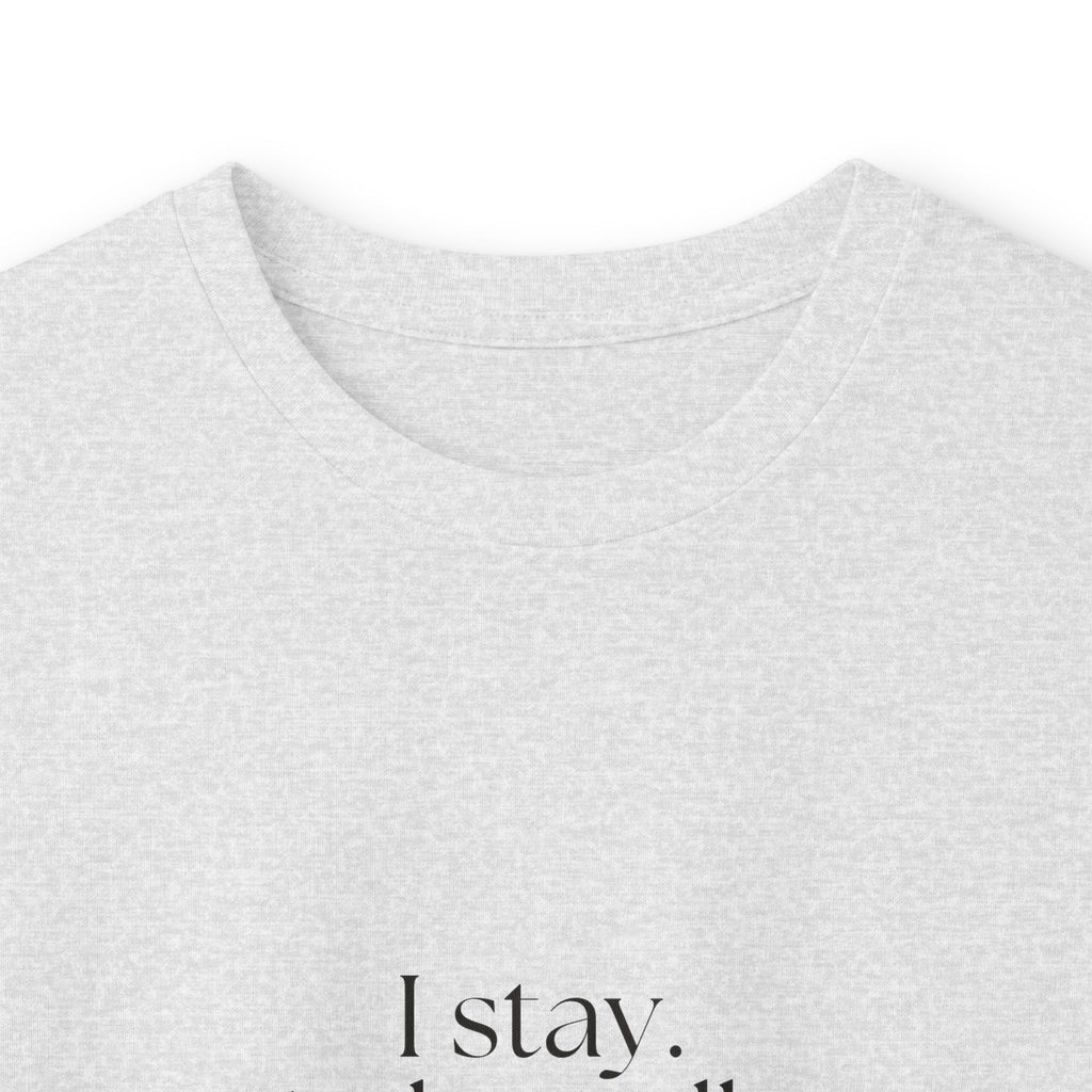 I stay. Awkwardly, but I stay - Long Sleeve Shirt - For Introverts