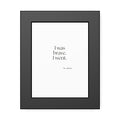 I was brave. I went - Framed Print - For Introverts