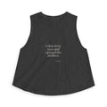 I closed my eyes and opened the archives - Crop Top - For Overthinkers