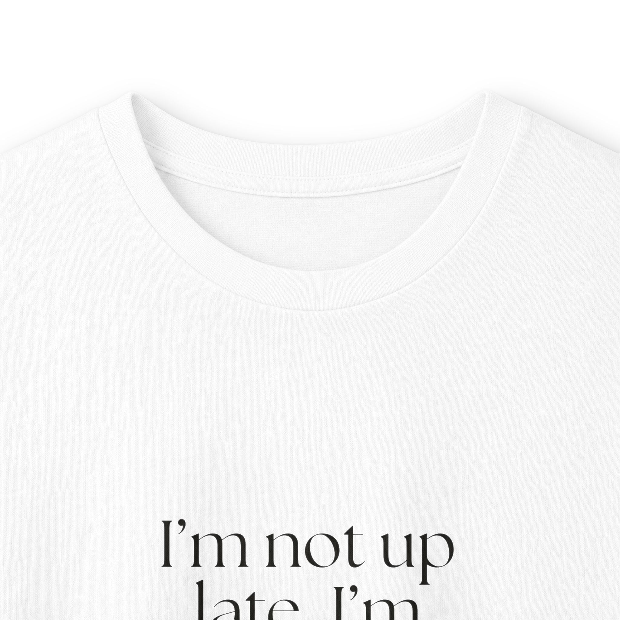 I’m not up late. I’m processing horizontally - Long Sleeve Shirt - For Overthinkers