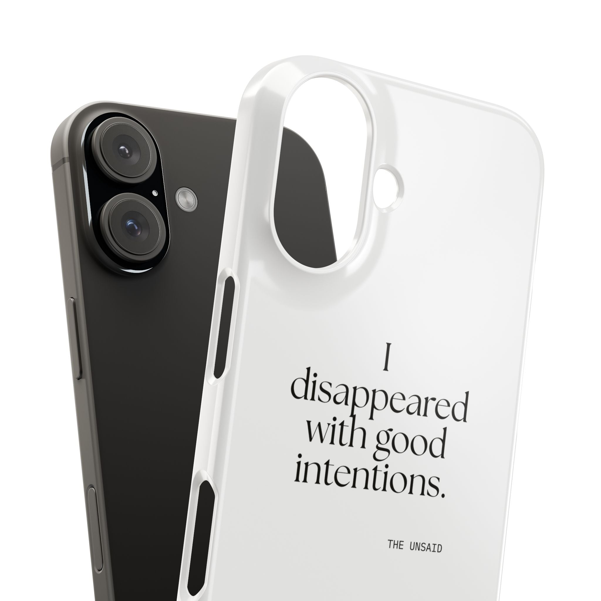 I disappeared with good intentions - Phone Case - For Introverts