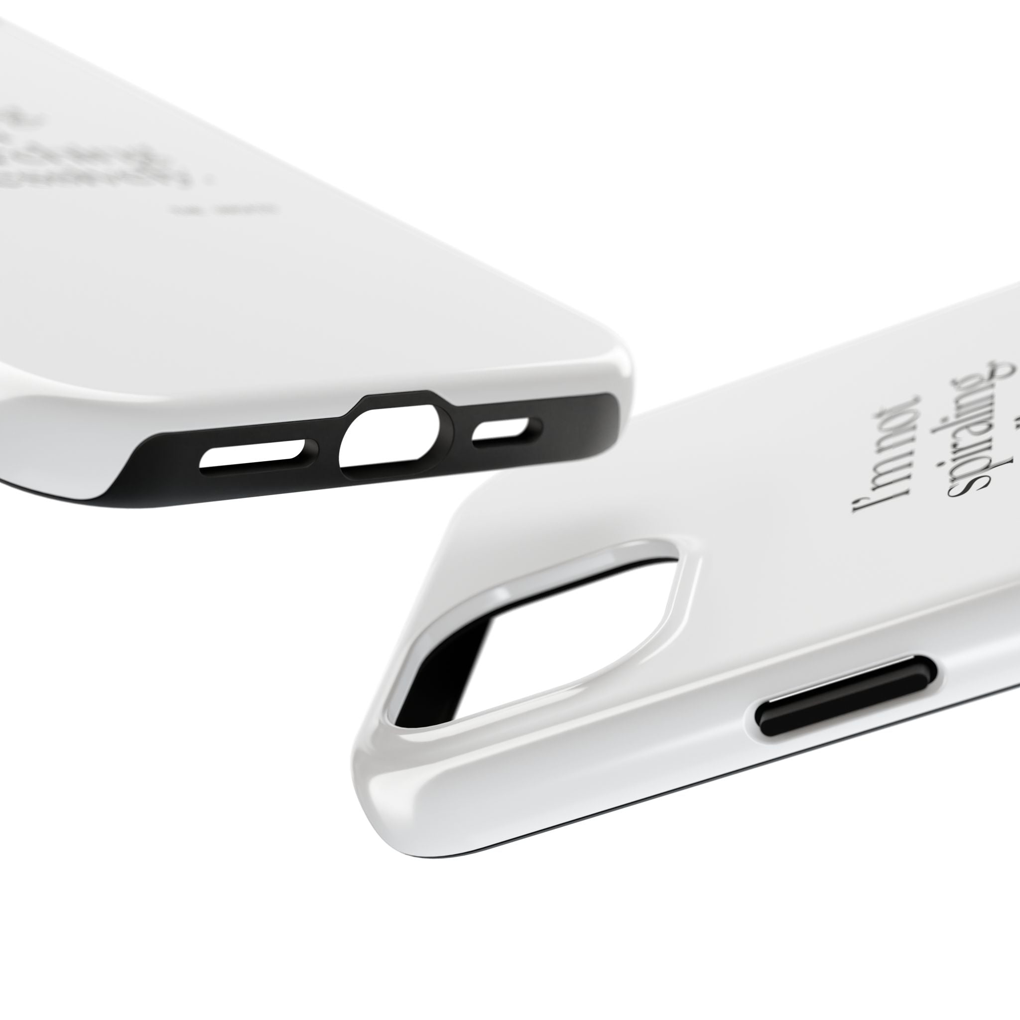 I’m not spiraling. I’m researching aggressively - Tough Phone Case - For Overthinkers