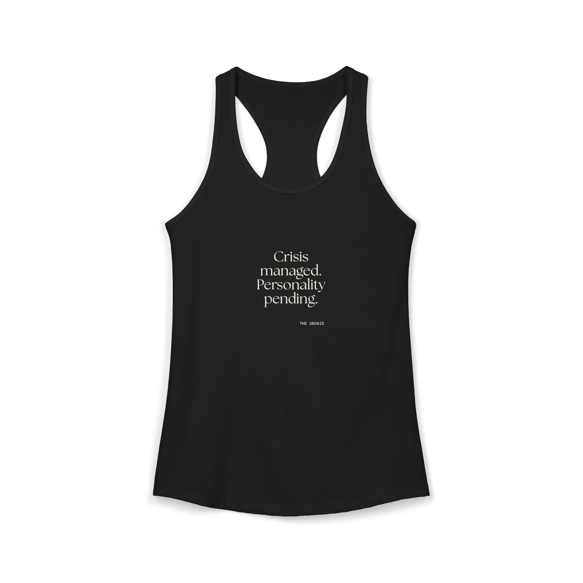 Crisis managed. Personality pending - Women's Tank Top - For Introverts