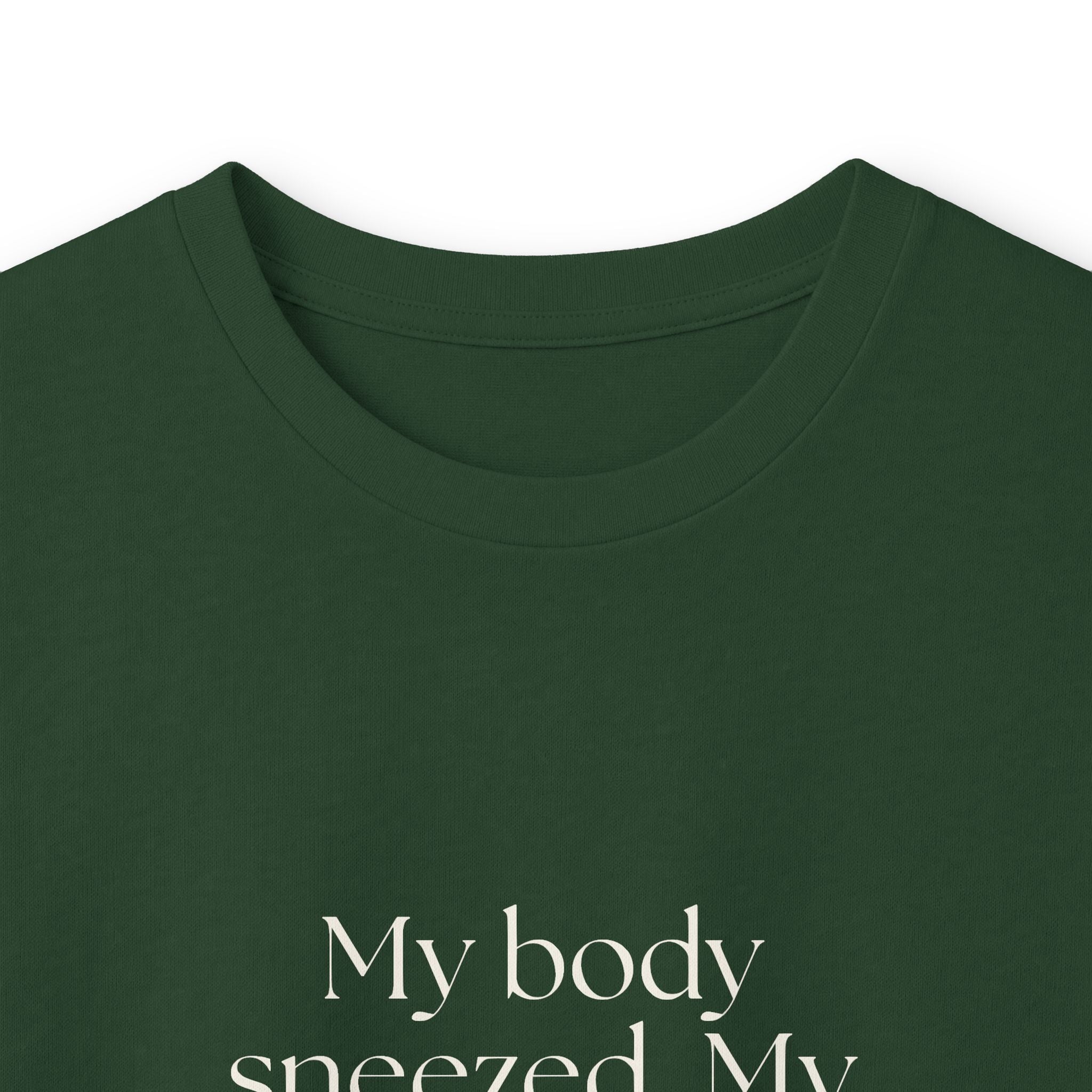 My body sneezed. My brain filed a report - Long Sleeve Shirt - For Overthinkers