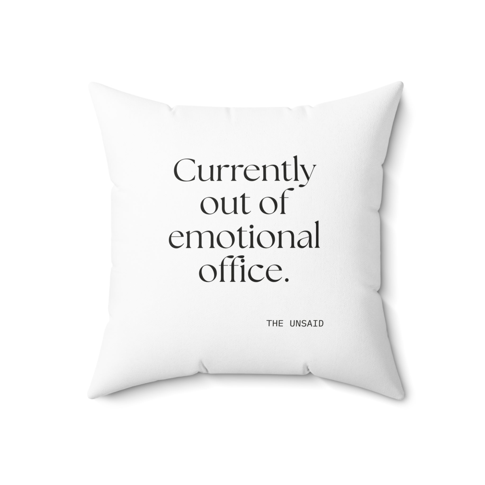 Currently out of emotional office - Throw Pillow - For Tired Days