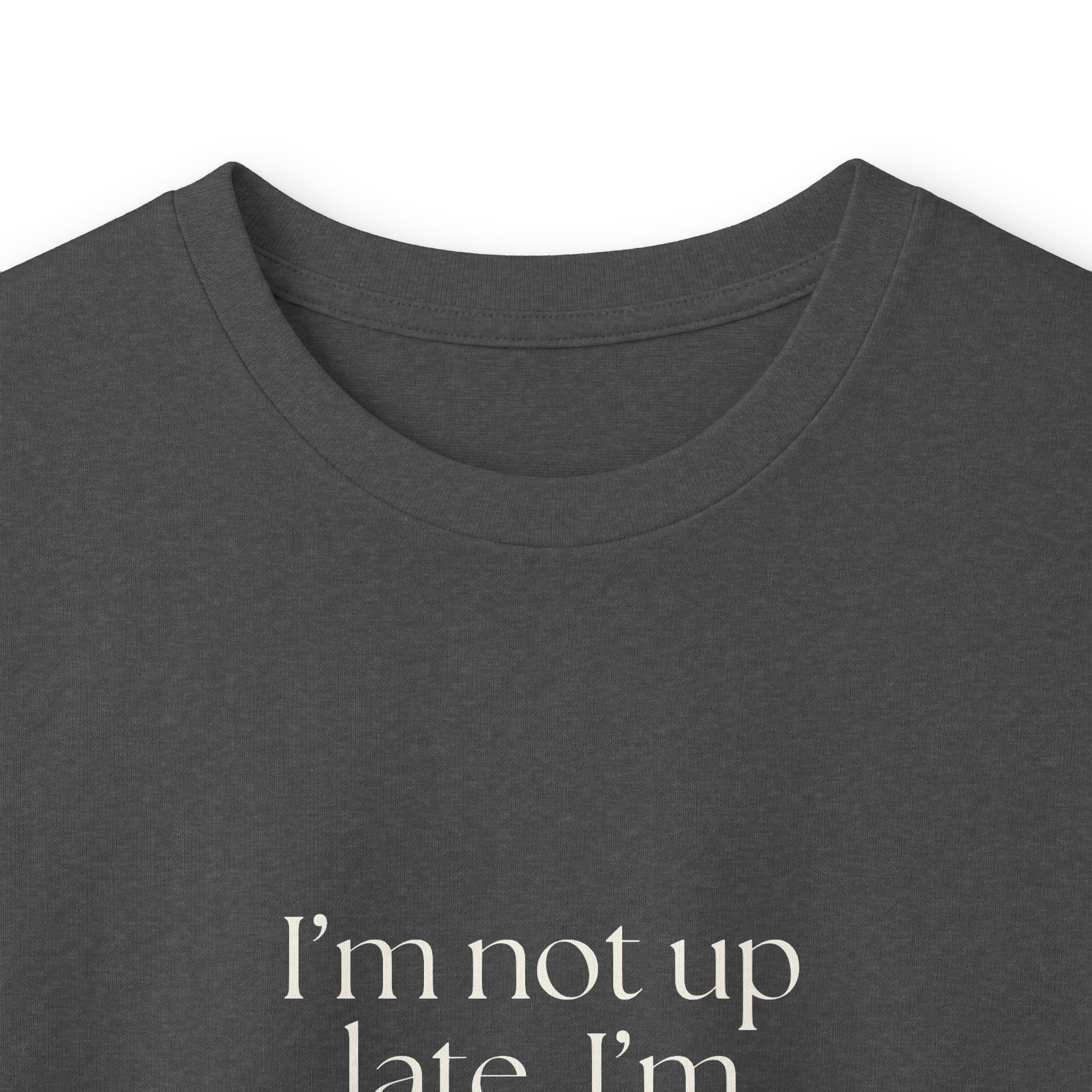 I’m not up late. I’m processing horizontally - Long Sleeve Shirt - For Overthinkers