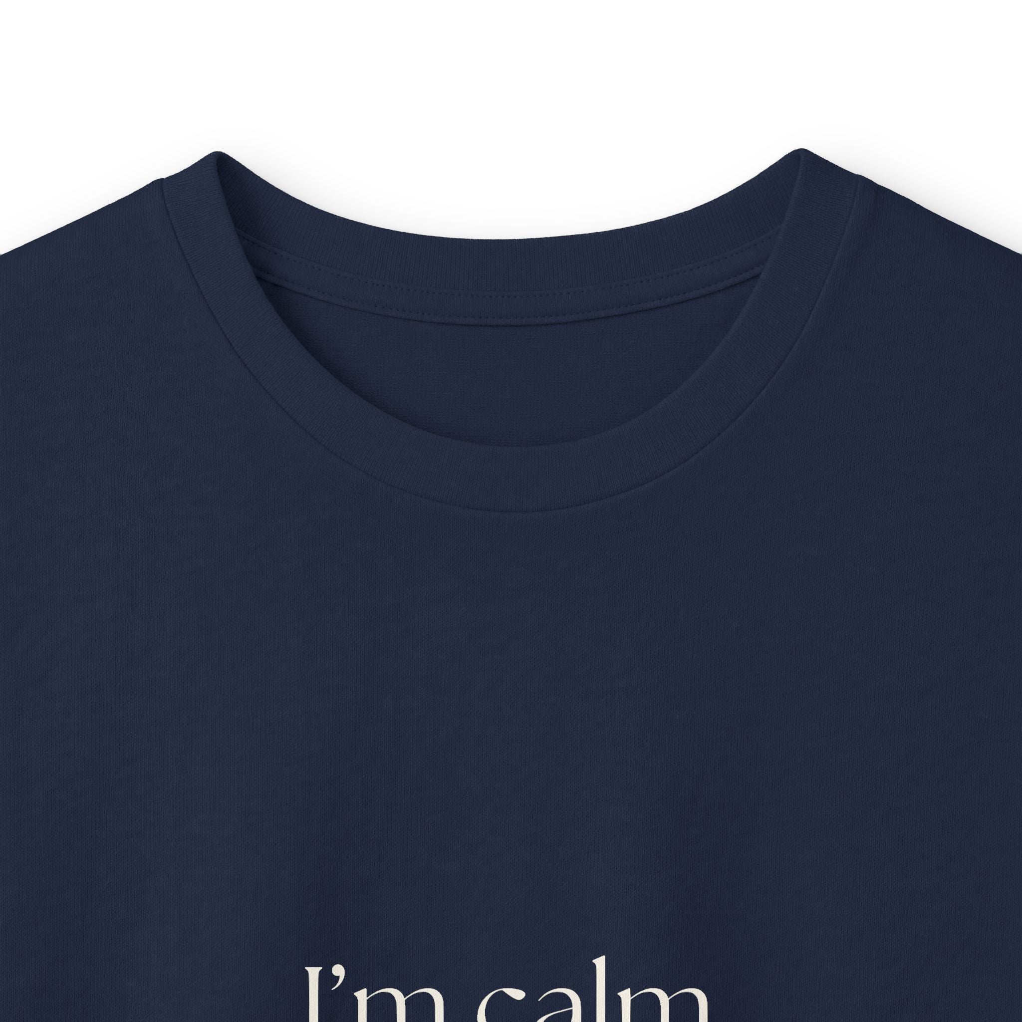 I’m calm in theory - Long Sleeve Shirt - For Quiet Minds