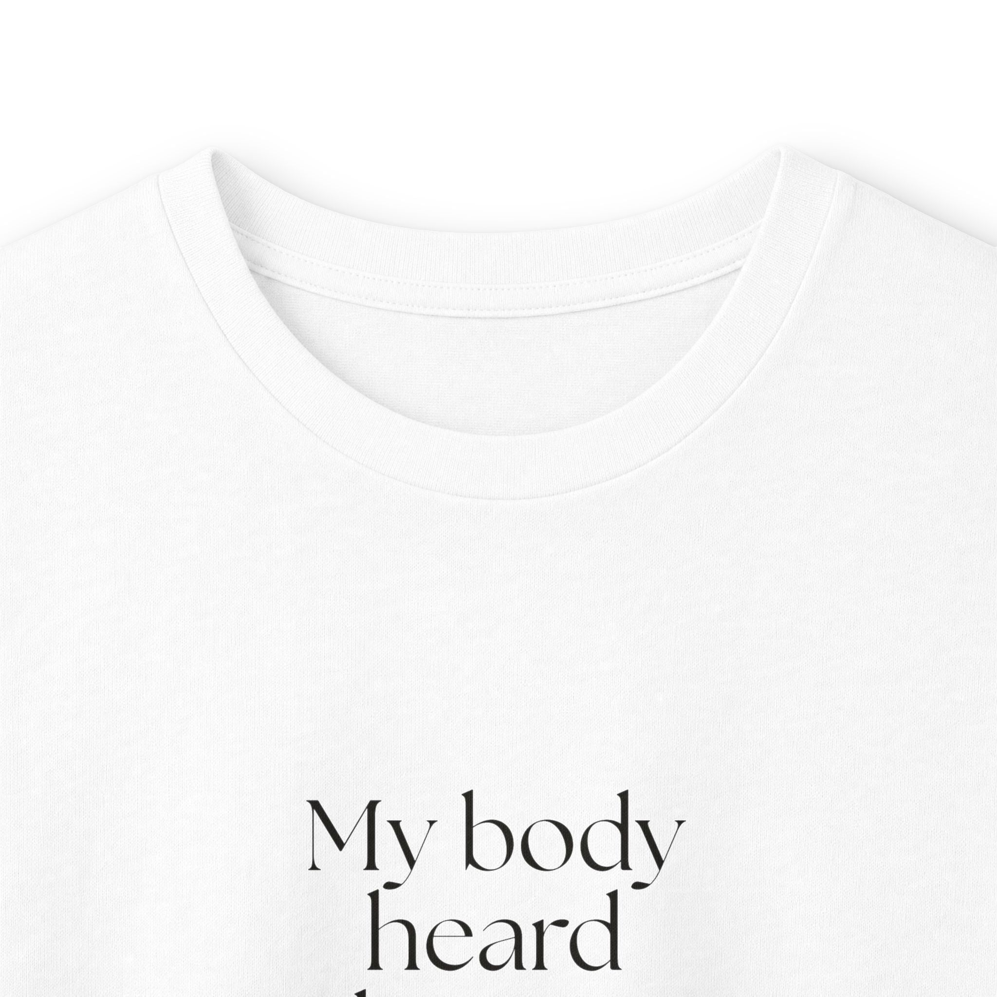 My body heard danger. No one else did - Long Sleeve Shirt - For Quiet Minds