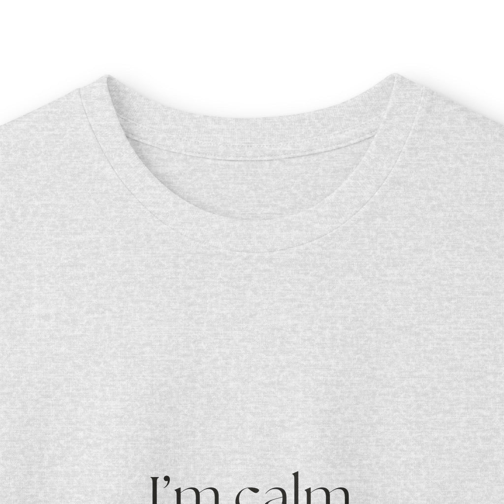 I’m calm in theory - Long Sleeve Shirt - For Quiet Minds