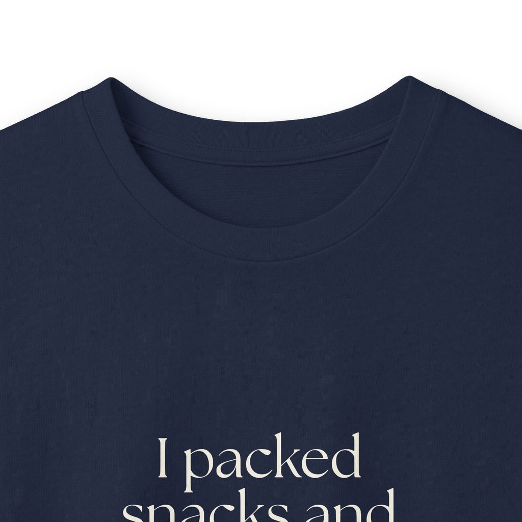 I packed snacks and unresolved feelings - Long Sleeve Shirt - Dry Humor