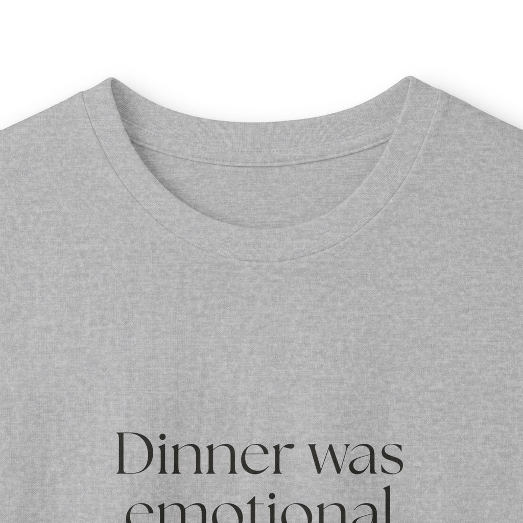 Dinner was emotional support with seasoning - Long Sleeve Shirt - Dry Humor