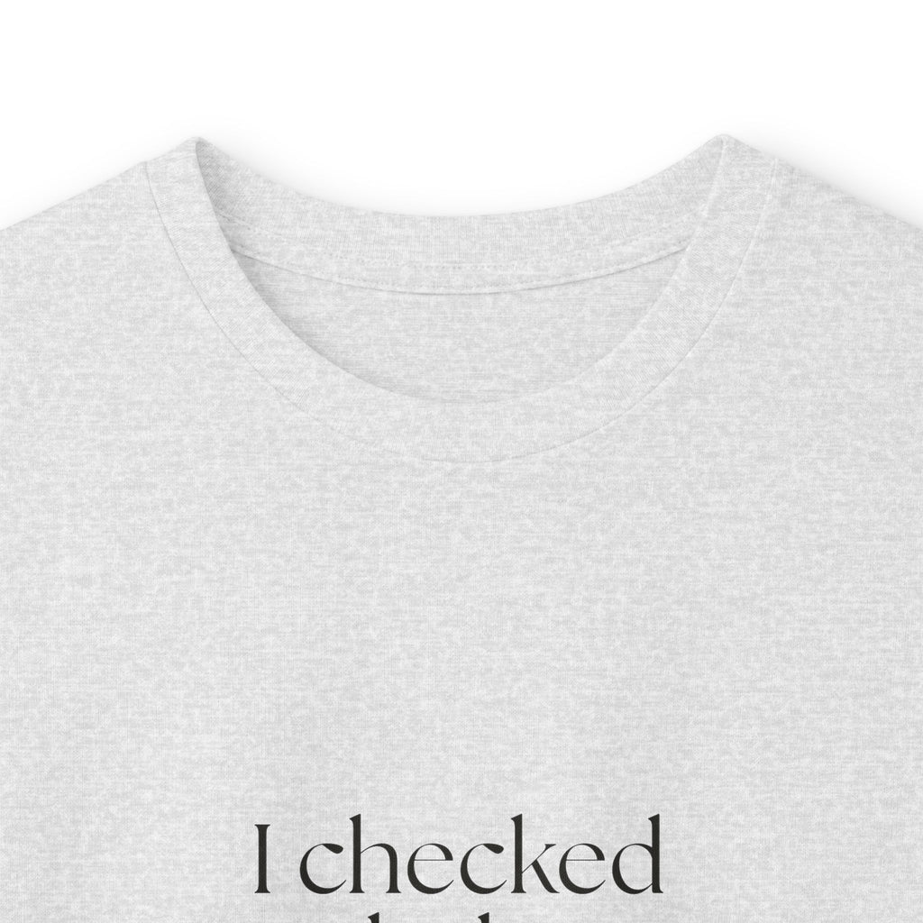 I checked my balance for the plot - Long Sleeve Shirt - Dry Humor