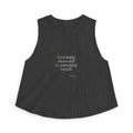 I’m raising them and re-parenting myself - Crop Top - Dry Humor