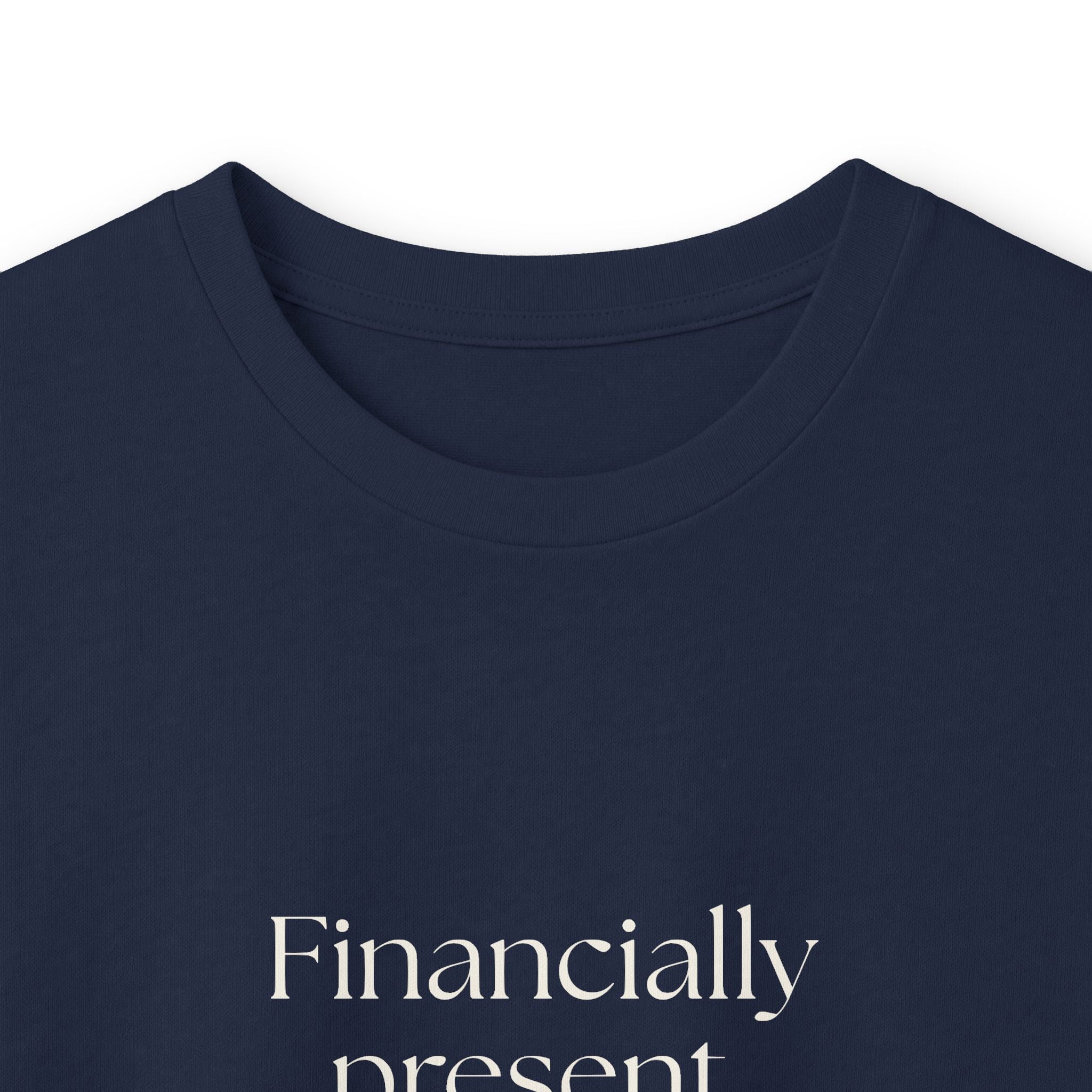 Financially present. Emotionally overdrafted - Long Sleeve Shirt - Dry Humor