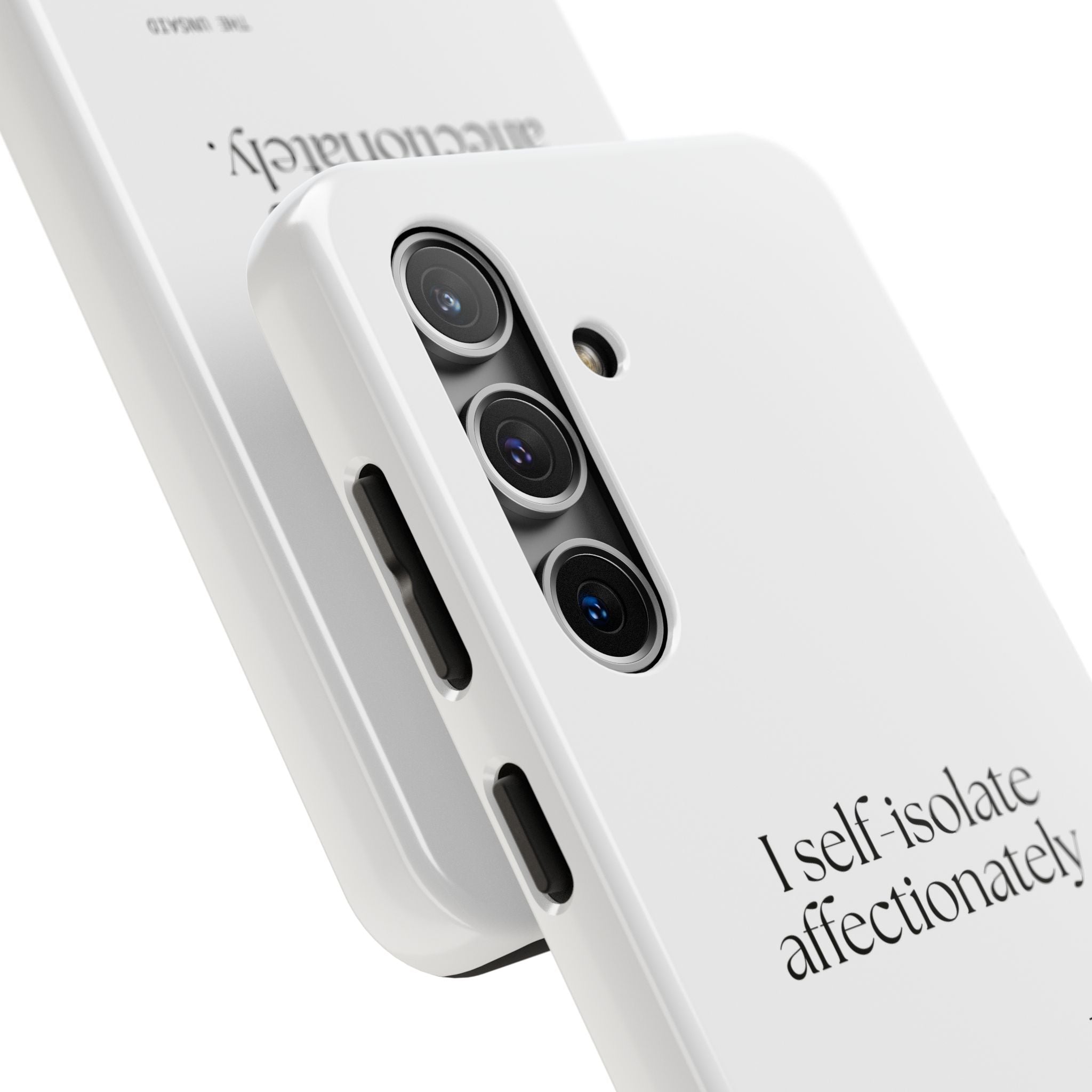 I self-isolate affectionately - Tough Phone Case - For Introverts