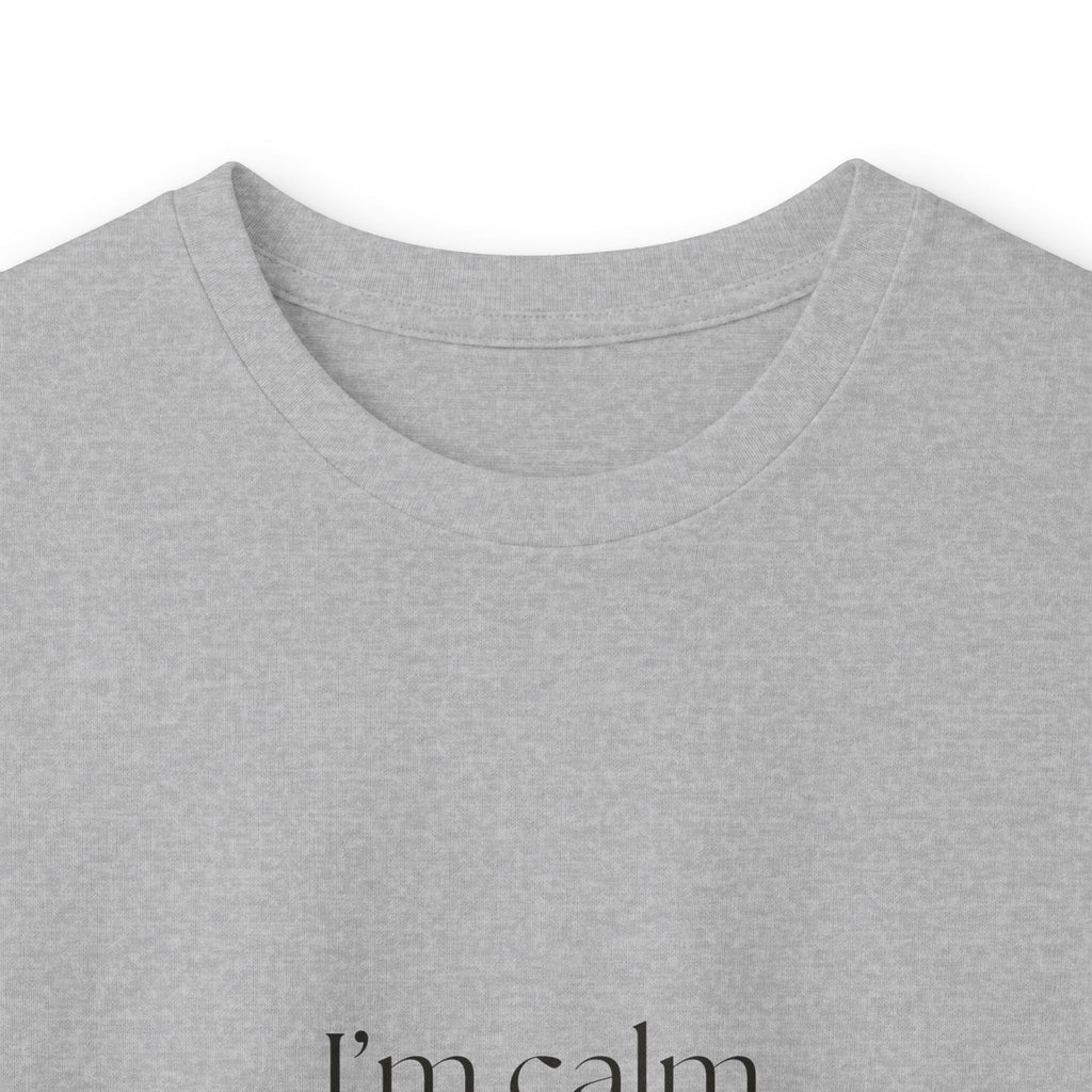 I’m calm in theory - Long Sleeve Shirt - For Quiet Minds
