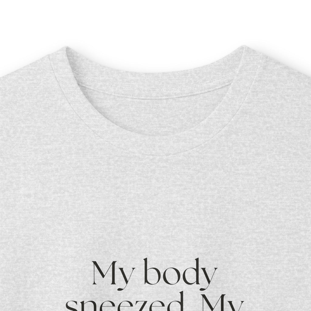 My body sneezed. My brain filed a report - Long Sleeve Shirt - For Overthinkers