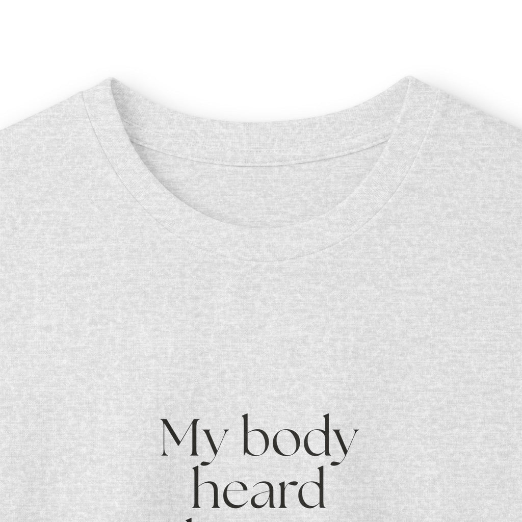 My body heard danger. No one else did - Long Sleeve Shirt - For Quiet Minds