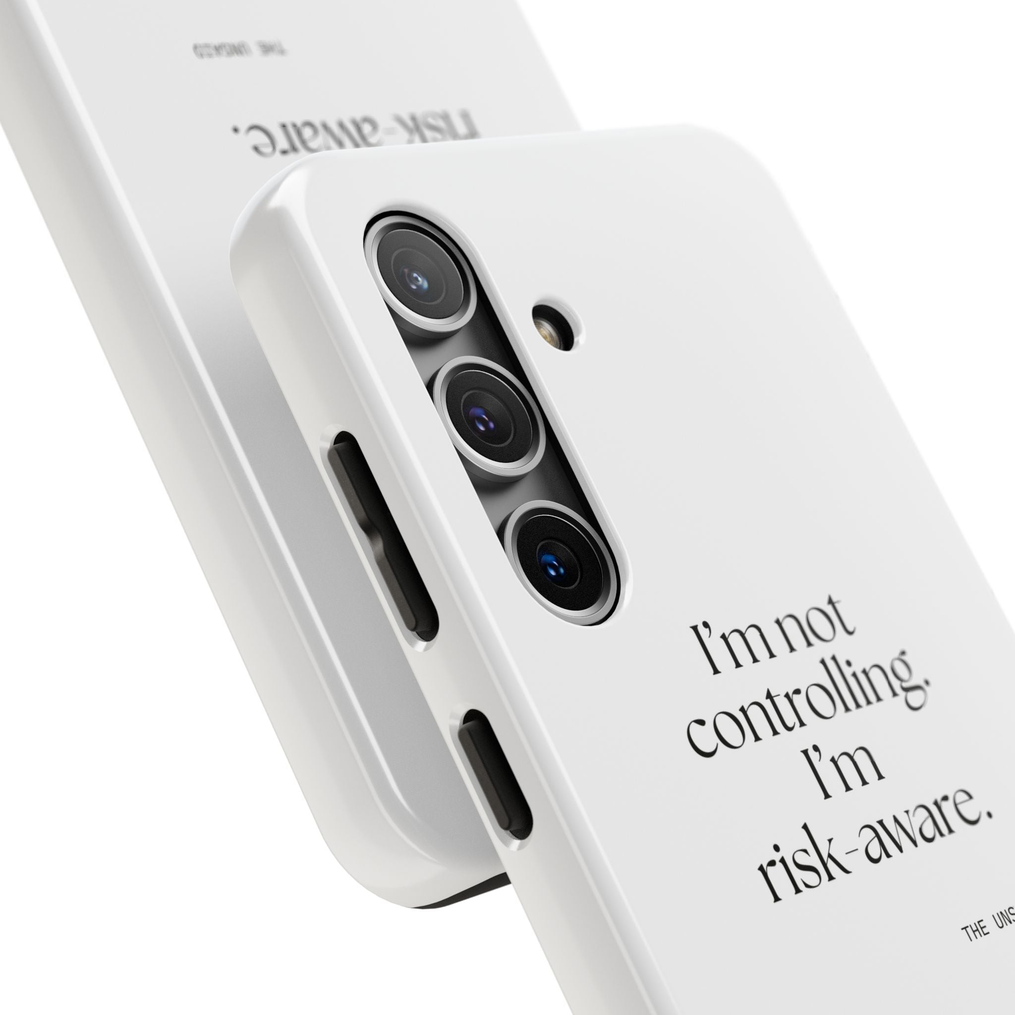 I’m not controlling. I’m risk-aware - Tough Phone Case - Dry Humor