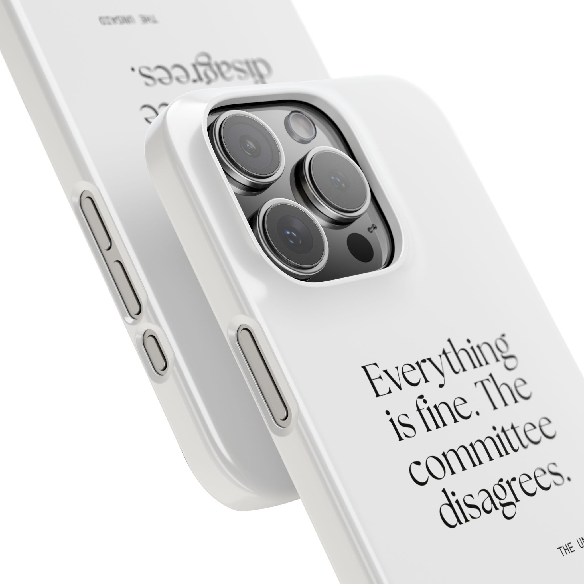 Everything is fine. The committee disagrees - Phone Case - For Introverts