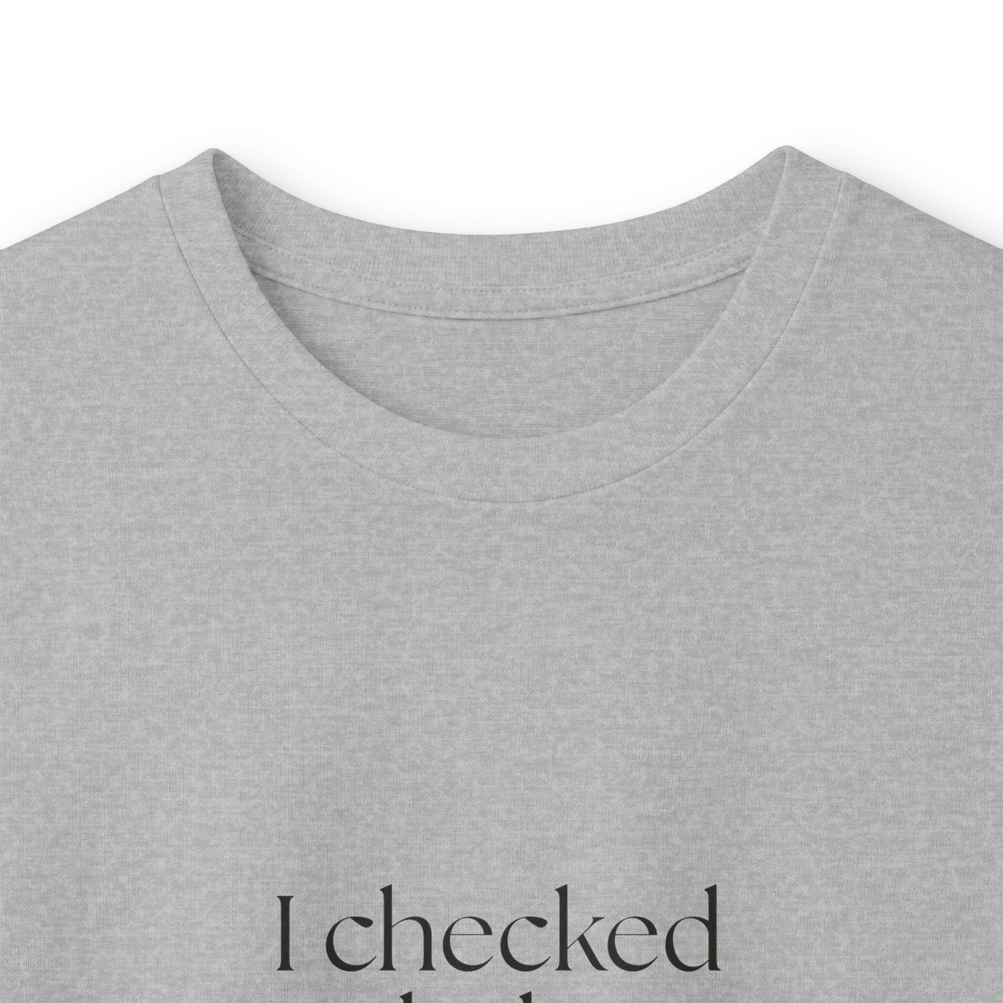 I checked my balance for the plot - Long Sleeve Shirt - Dry Humor