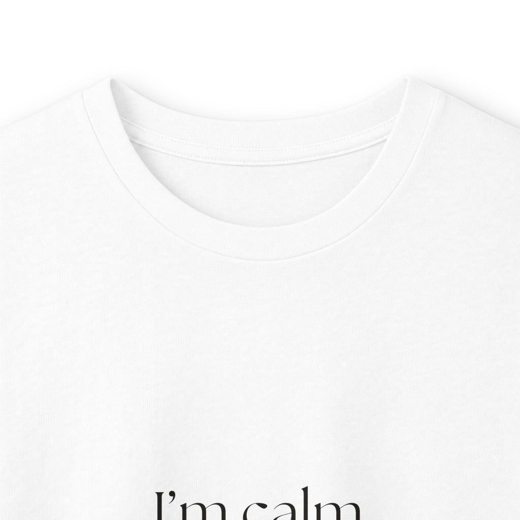 I’m calm in theory - Long Sleeve Shirt - For Quiet Minds