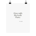 I love with the tools I have - Poster - For Introverts