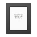 Everything I almost said lives here - Framed Print - For Overthinkers