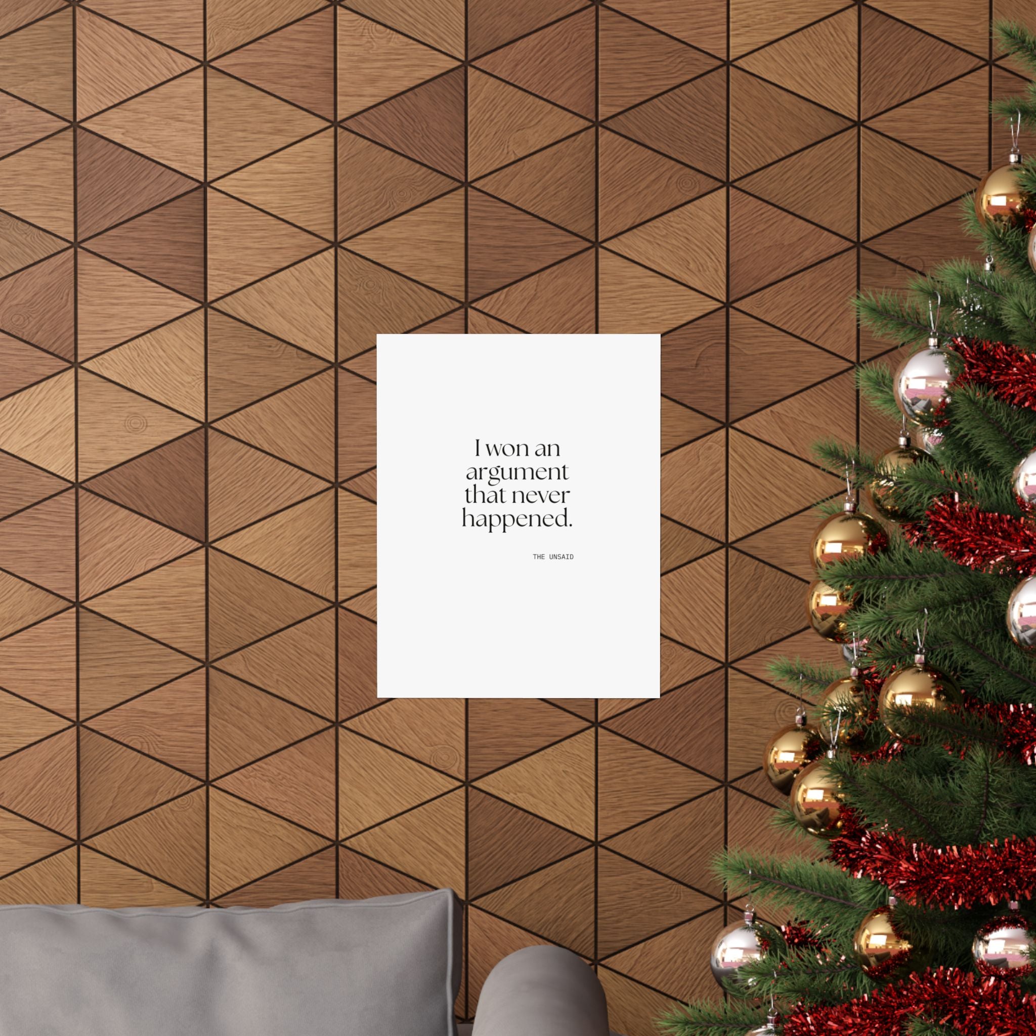 I won an argument that never happened - Poster - For Overthinkers