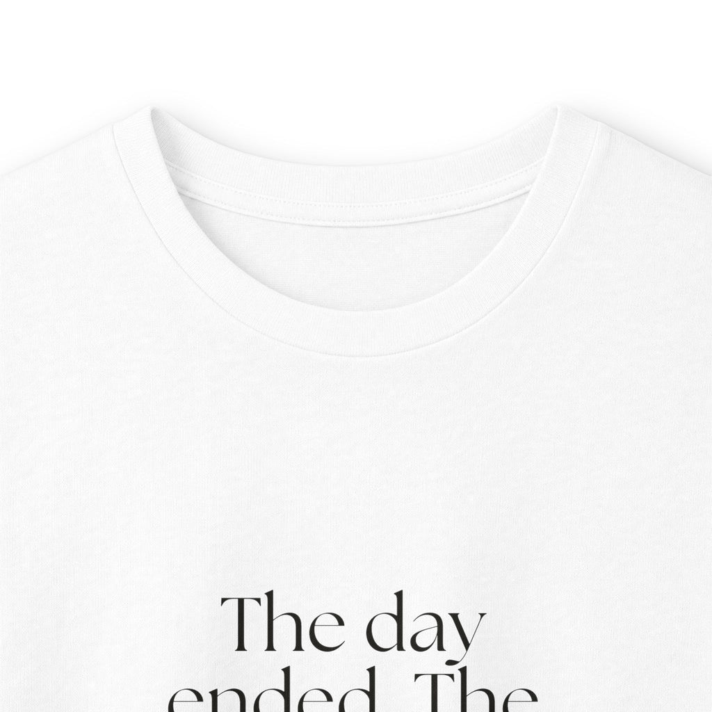 The day ended. The thinking did not - Long Sleeve Shirt - For Overthinkers